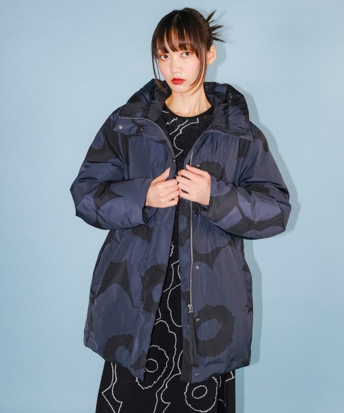 marimekko マリメッコ/ Kaannos Unikko ダウンコート marimekko（マリメッコ） ダウンコート ダウンジャケット 「バナー掲載
