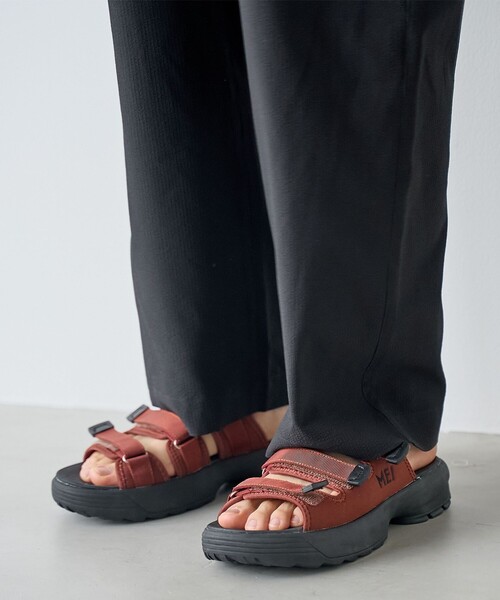 coen（コーエン） ワイドパンツ パンツ 「ストレッチ・吸水速乾・通気