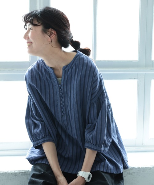 soulberry（ソウルベリー） ブラウス シャツ 藍色工房の手しごと 