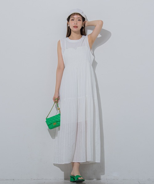 「VICKY」 キャミソールワンピース M ブラック レディース_画像2