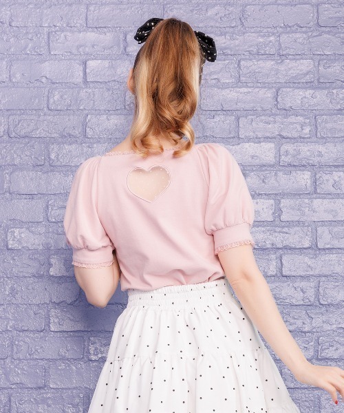 「Lolime by mellfy memory」 半袖カットソー M ピンク レディース_画像3