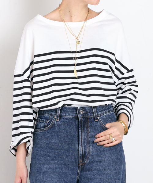 AP STUDIO tシャツ ストライプTシャツ レディース : ZOZOTOWN Yahoo!店