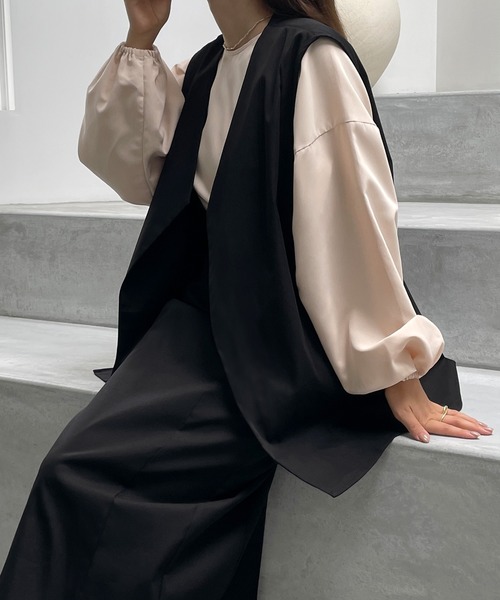 「Louere」 セットアップ SMALL ブラック レディース_画像2