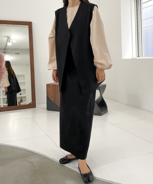 「Louere」 セットアップ SMALL ブラック レディース_画像6
