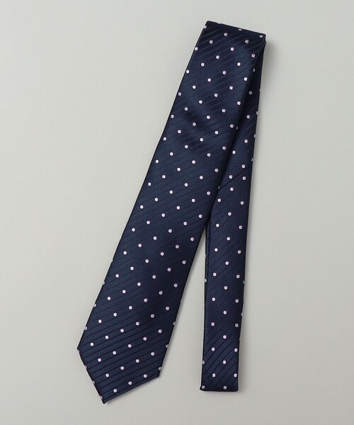 SHIPS（シップス） ネクタイ SHIPS: サテン ドビー ドット ネクタイ