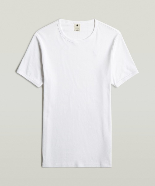 G-STAR RAW tシャツ BASIC T-SHIRT 2-PACK/ワンポイントロゴTシャツ/2