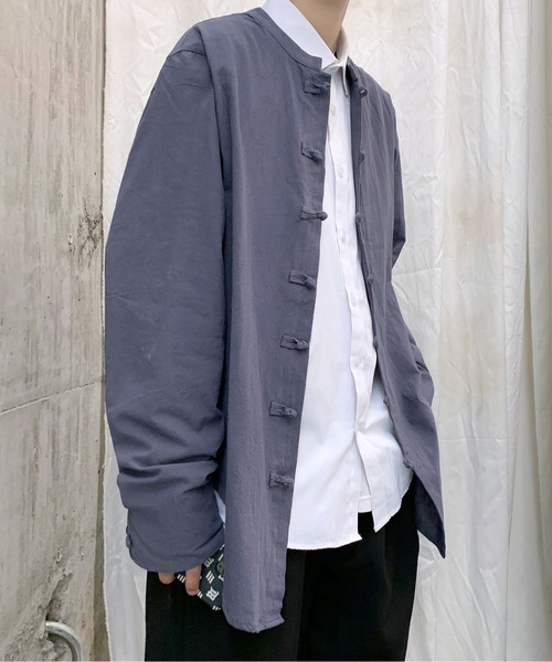 NEOS（KOKUYO） シャツ 「neos -addictive design-」ノーカラー ロング