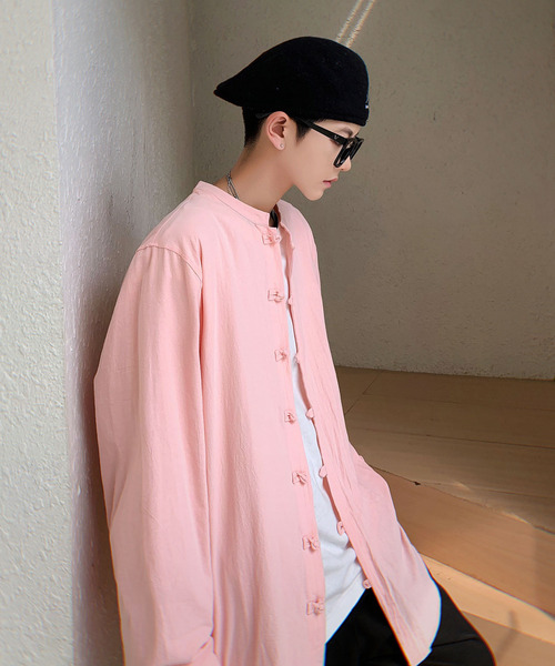 NEOS（KOKUYO） シャツ 「neos -addictive design-」ノーカラー ロング