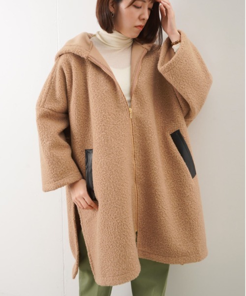 大得価限定SALE アウター PayPayモール店 - 通販 - PayPayモール malla マーラ ボアフードコート ZOZOTOWN 高品質得価