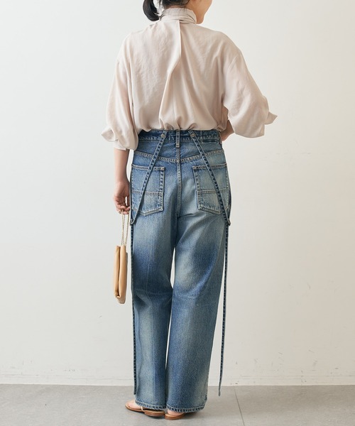 Whim Gazette シャツ ブラウス シフォンボウタイブラウス