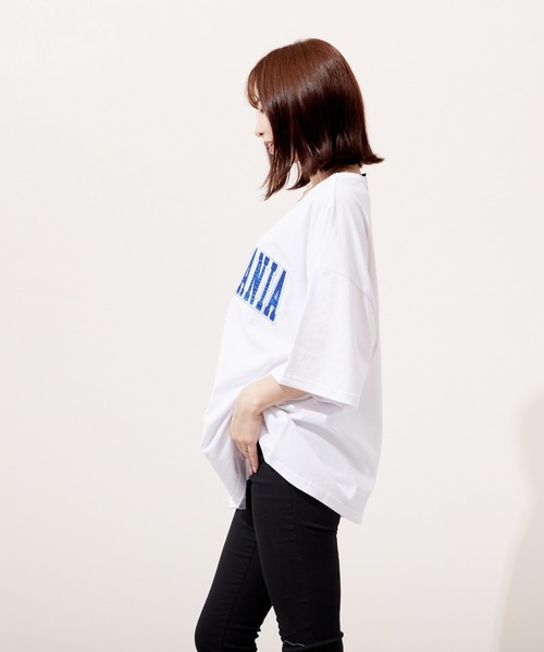 VIBGYOR tシャツ アップリケ 刺繍 半袖 C/N(BEY) メンズ