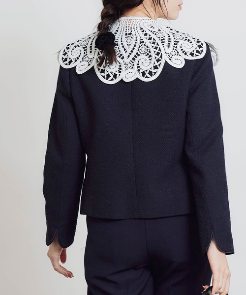 PICCIN（ピッチン） スーツ 「セットアップ可能」綾織りツイードノー