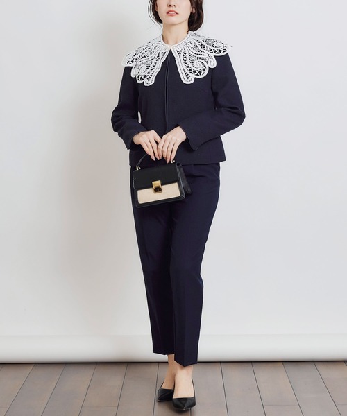 PICCIN（ピッチン） スーツ 「セットアップ可能」綾織りツイードノー