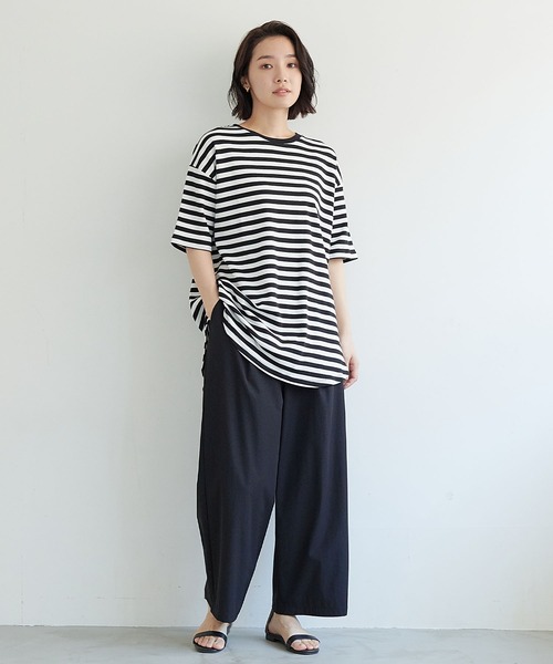 for/c tシャツ USAコットンラウンドヘムTシャツ「サスティナブル
