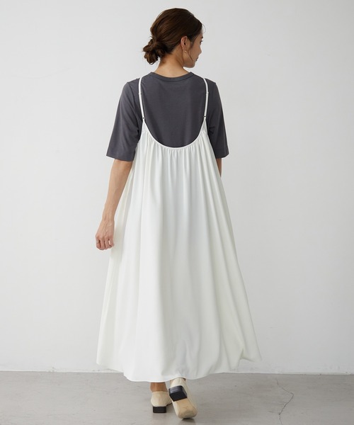 sale価格❣️リバティ生地使用 ギャザーフレアワンピース LIBERTY