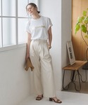tシャツ 半袖 箔 メタリック プリント ロゴ...の詳細画像1