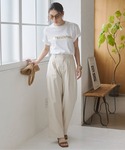 tシャツ 半袖 箔 メタリック プリント ロゴ...の詳細画像3