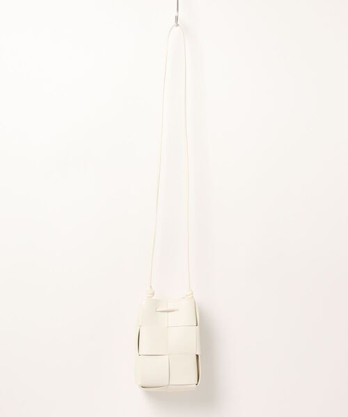 ショルダーバッグ バッグ 「HIKA」PUレザー 編み込みミニショルダーBAG