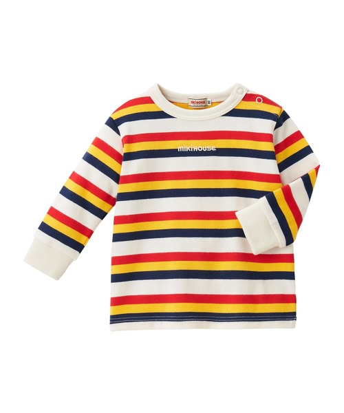 tシャツ ボーダー長袖Ｔシャツ キッズ 子供服 男の子 女の子の画像