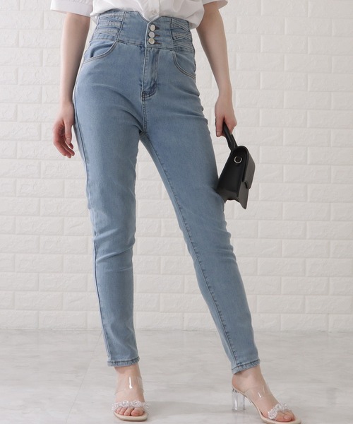 つーとん　レディース　GB S Lace Ladies（レースレディース） パンツ ハイウエスト3ボタン