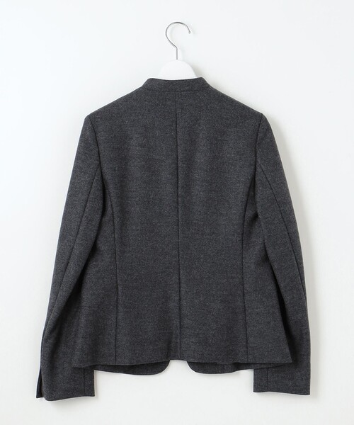 ジャケット ノーカラージャケット 「セットアップ対応」コンパクト