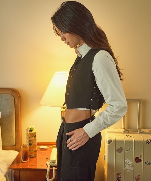 ベスト ジレ BITTER CELLS／ROPE VEST 2982370 レディース BITTER CELLS ベスト ジレ CELLS／ROPE VEST 2982370 レディース