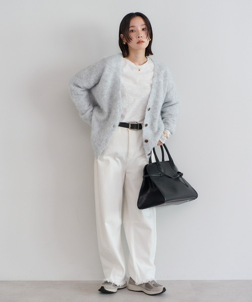 Bonjour Sagan（ボンジュールサガン） カーディガン アルパカタッチ