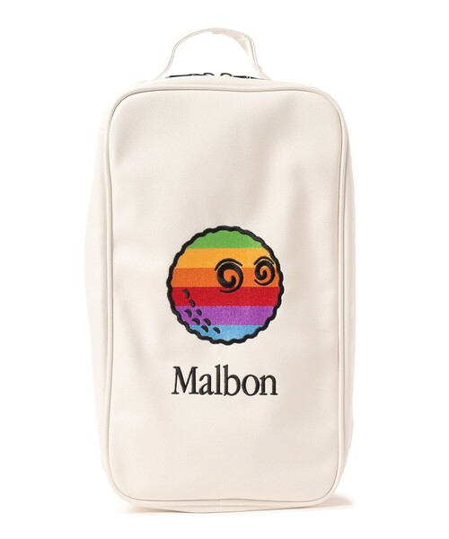 MALBON GOLF × BEAMS GOLF 別注レインボーシューズバッグ MALBON GOLF × BEAMS GOLF 別注レインボーシューズバッグ