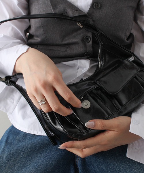 SpRay（スプレイ） ショルダーバッグ バッグ ポケ付きショルダーバッグ