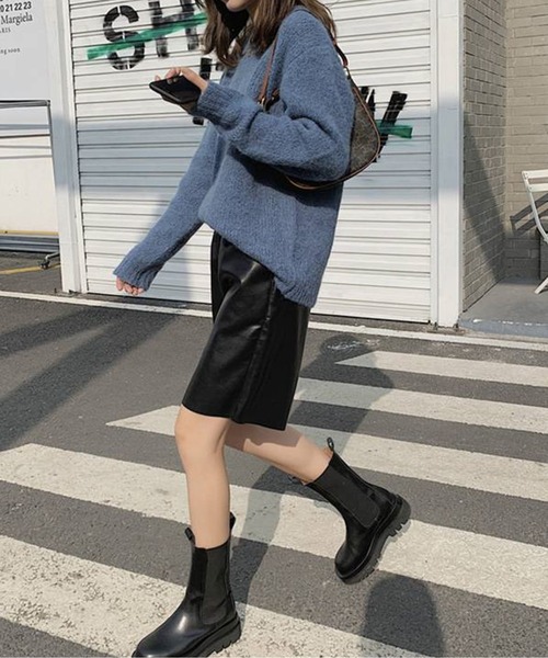 Basicksエコレザーショートパンツ パンツ エコレザーショートパンツ レディース : ZOZOTOWN Yahoo