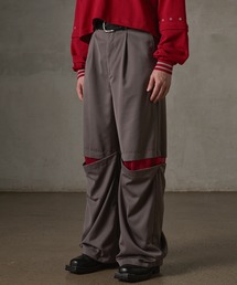 GRANCY スラックス 「GRANCY」Tulle Layereddesign Slacks / チュール