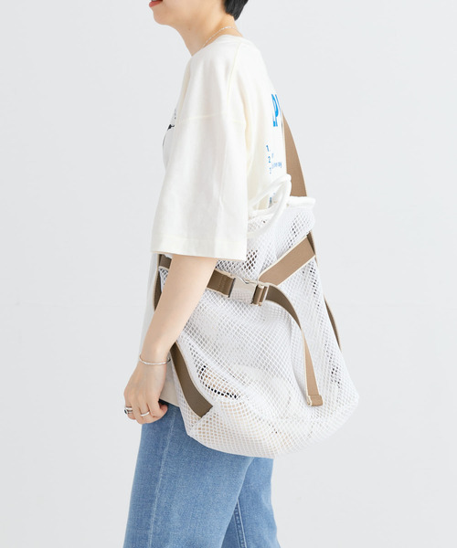 URBAN RESEARCH トートバッグ メッシュベルトトートバッグ