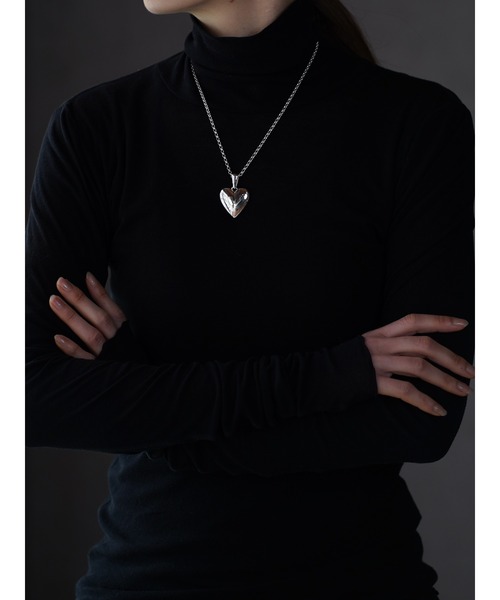 ネックレス 「ISOLATION / アイソレーション」Silver925 HEART NECKLACE / ハートネックレス レディース メンズの画像