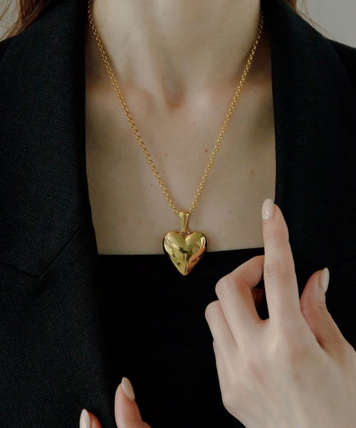 ネックレス 「ISOLATION / アイソレーション」Silver925 HEART NECKLACE / ハートネックレス レディース メンズの画像