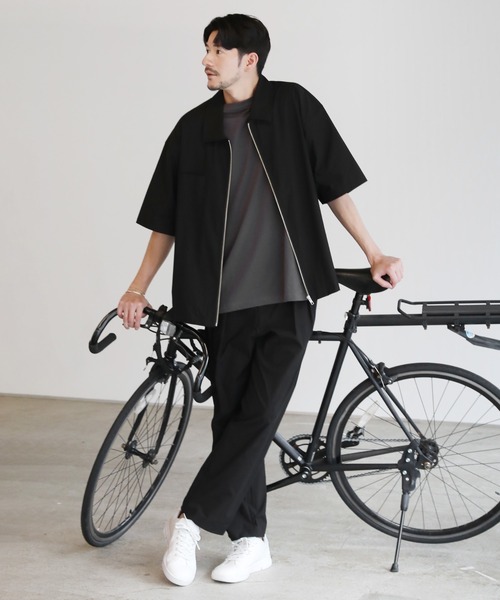 SPU（スプ） スラックス SOLOTEX(R)2タックテーパードスラックスパンツ