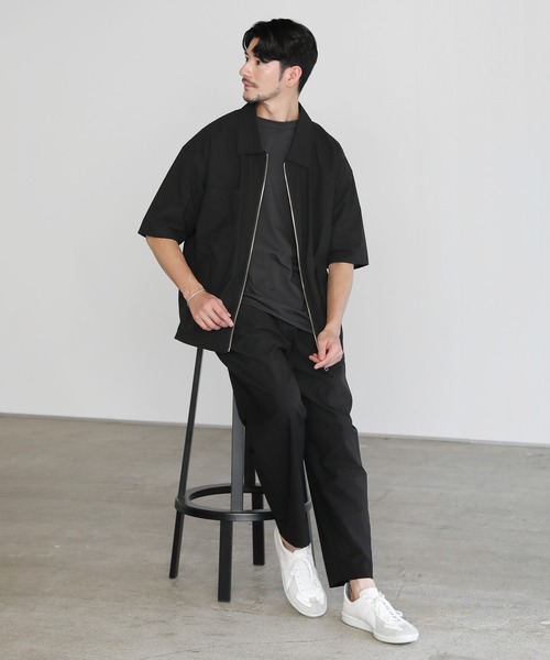 SPU スラックス SOLOTEX(R)2タックテーパードスラックスパンツ メンズ