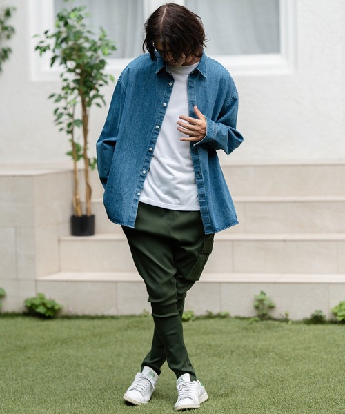 CAMBIO（カンビオ） カーゴパンツ mp12548-Stretch Twill Single