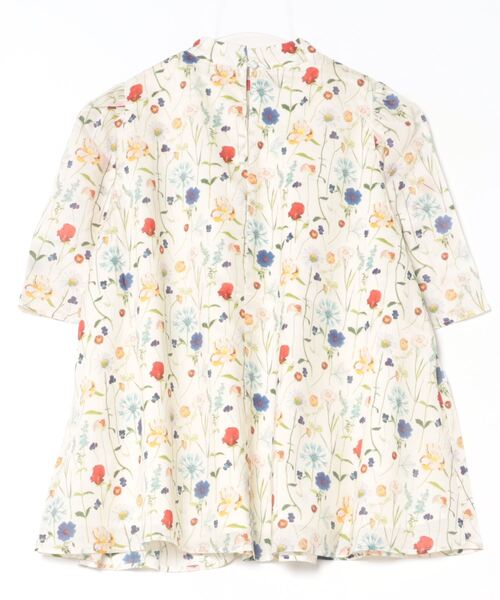 ちゃこ様【HUIT bouquet】スリットスリーブ ブラウス Liberty HUIT bouquet ブラウス シャツ スリットスリーブ Made with
