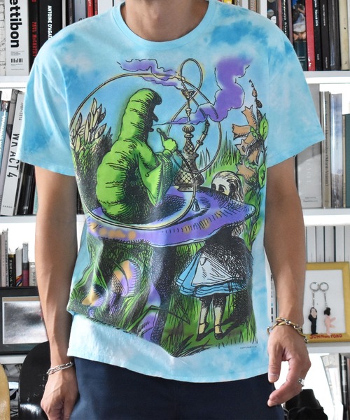 VINTAGE tシャツ 「ヴィンテージ古着」LIQUID BLUE タイダイ プリントT