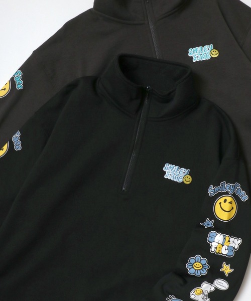 SMILEY FACE（スマイリーフェイス） トレーナー スウェット オーバー