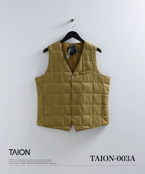 TAION（タイオン） ダウンベスト ベスト 「」「メンズ」ベーシック V 