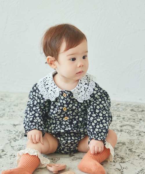 pairmanon（ペアマノン） ベビー服 ロンパース 「ベビー」レース襟