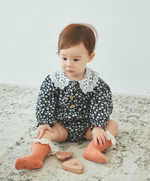 pairmanon（ペアマノン） ベビー服 ロンパース 「ベビー」レース襟