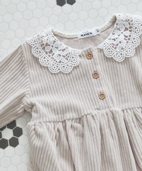 pairmanon（ペアマノン） ベビー服 ロンパース 「ベビー」レース襟