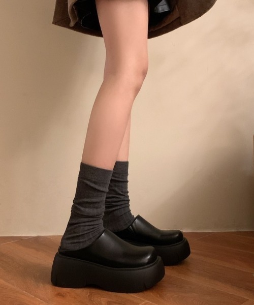 ✨美品✨トロエントープ サンダル サボ クロッグ 厚底 レザー 黒 38 ✨美品✨トロエントープ サンダル サボ クロッグ 厚底 レザー 黒 38