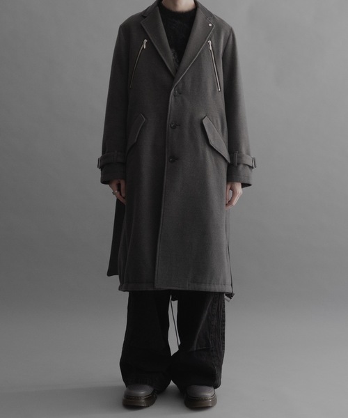 PHILTHEORY チェスターコート コート Fishtail beaver coat/フィッシュ