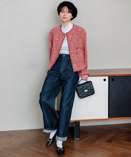 23区 ジャケット ノーカラージャケット 「滝沢眞規子さん着用