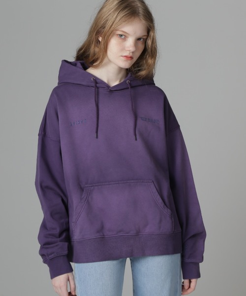 パーカー 「Belle LINE」SPRAY SWEAT PARKA/スプレー加工スウェットパーカー レディース メンズ