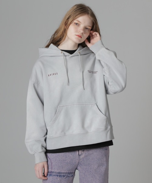 パーカー 「Belle LINE」SPRAY SWEAT PARKA/スプレー加工スウェットパーカー レディース メンズ
