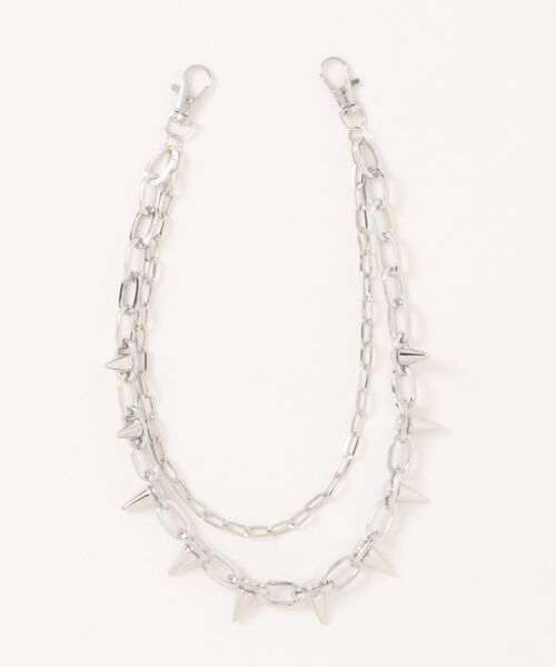 ウォレットチェーン 2連スタッズチェーン ウォレットチェーン